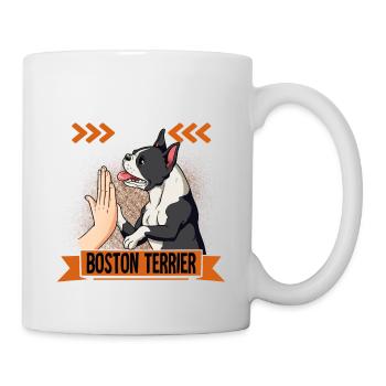 Mich Gibts Nur Mit Boston Terrier - Tasse - Weiß - Rechts