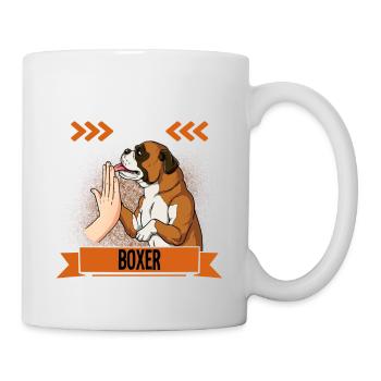 Mich Gibts Nur Mit Boxer - Tasse - Weiß - Rechts