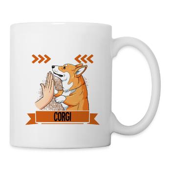 Mich Gibts Nur Mit Corgi - Tasse - Weiß - Rechts