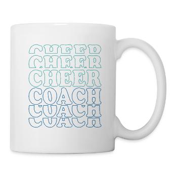 Cheer Coach Cheerleading Cheerleader - Tasse - Weiß - Rechts