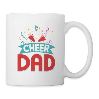 Cheer Dad Cheerleading Cheerleader - Mug - white - Right