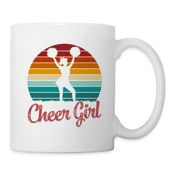 Cheer Girl Cheerleading Cheerleader - Tasse - Weiß - Rechts