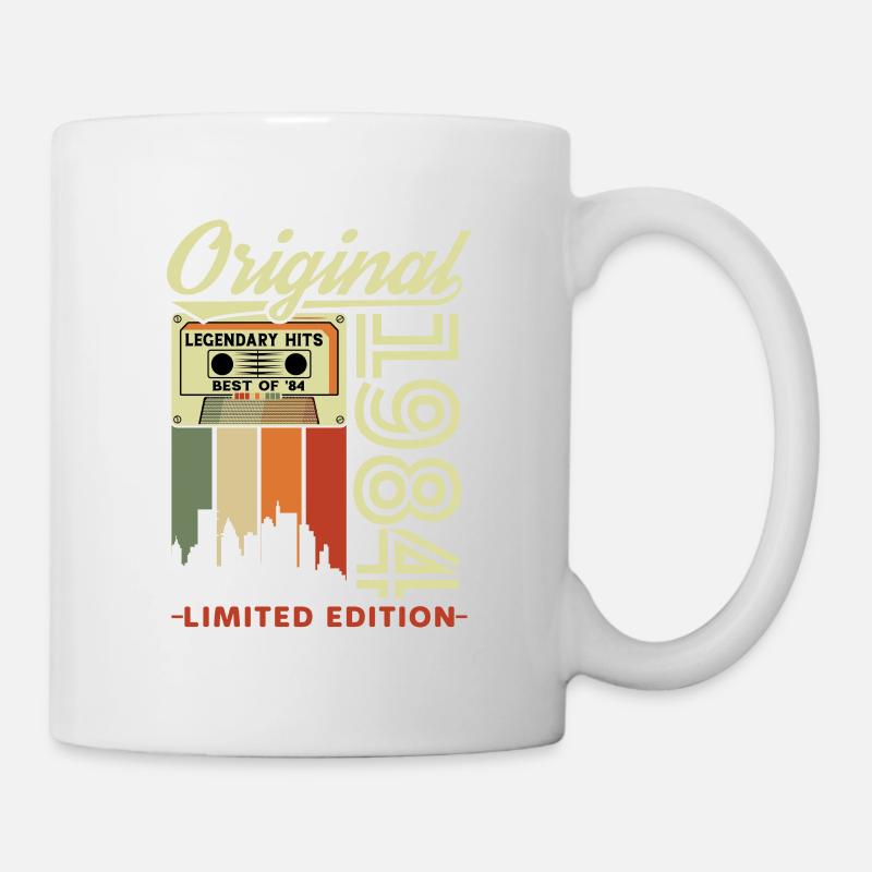 Original 1984 Vintage Rétro Cadeau D'anniversaire - Mug blanc - blanc