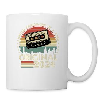 Cadeau d’anniversaire rétro 2024 - Mug blanc - blanc - Droite