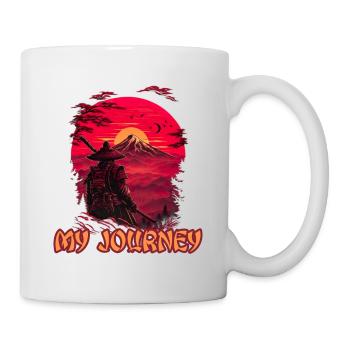 My Journey Samurai Japan Kultur - Tasse - Weiß - Rechts