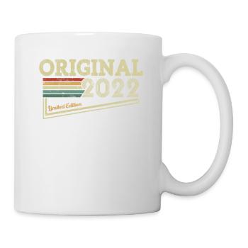 Cadeau d’anniversaire vintage 2022 - Mug blanc - blanc - Droite