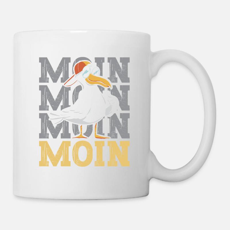 Moin Moin - Tasse - Weiß