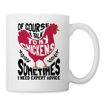 Poulet fermier Farm Cadeau Femmes - Mug blanc - blanc - Droite