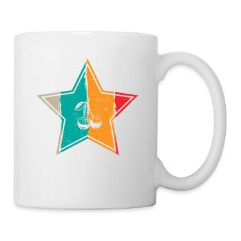 Cherry Retro Fruit Summer Star Gift - Mug - white - Right