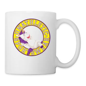 Unathletic Unicorn - Tasse - Weiß - Rechts