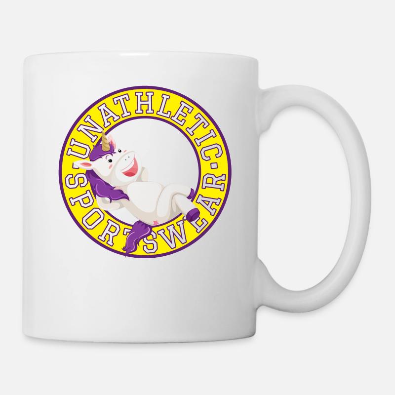 Licorne non athlétique - Mug blanc - blanc