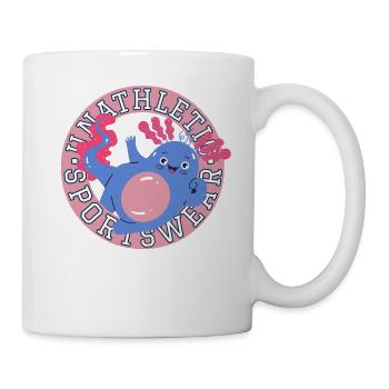 Unathletich Axolotl Sports Wear - Tasse - Weiß - Rechts