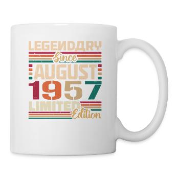 1957 August Birthday Legend August 1957 - Mug - white - Right