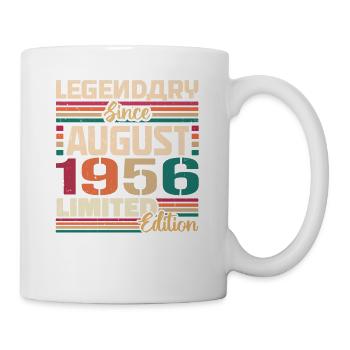 1956 Août Légende de l’anniversaire Août 1956 - Mug blanc - blanc - Droite