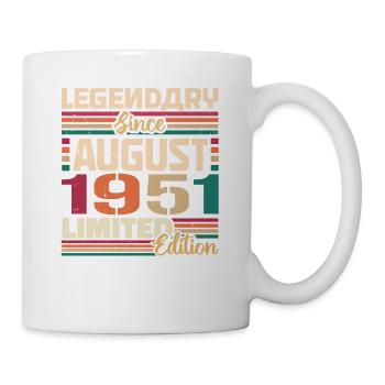 1951 August Birthday Legend August 1951 - Mug - white - Right