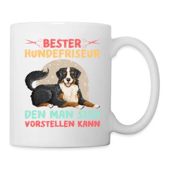 Hundepflege für Hundefriseurin Hundefriseur Groome - Tasse - Weiß - Rechts