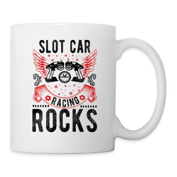 Slot Car Racing Rocks Racer Idée cadeau - Mug blanc - blanc - Droite