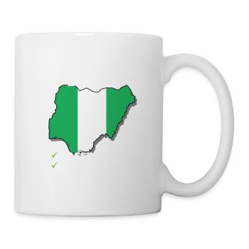 Nigeria Bound Country Travel Nigerian Flag - Mug - white - Right