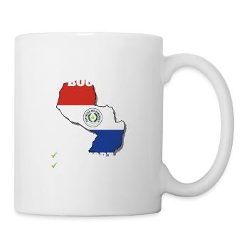 Paraguay Bound Country Travel Paraguayan Flag - Mug - white - Right