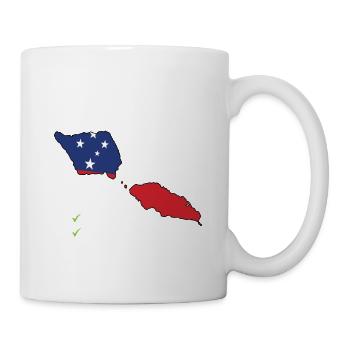 Samoa Bound Country Travel Samoan Flag Vacation - Mug - white - Right