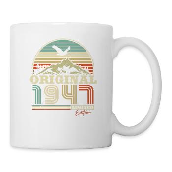 Cadeau d’anniversaire vintage 1947 - Mug blanc - blanc - Droite