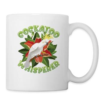 Kakaduflüsterer, Kakadu, Vogel - Tasse - Weiß - Rechts