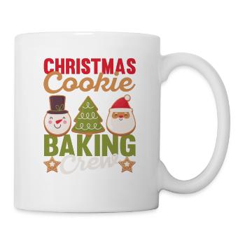 Weihnachtsplätzchen Backen Crew Lustig Passend - Tasse - Weiß - Rechts