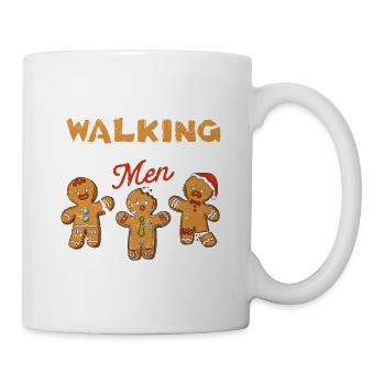The Walking Gingerbread Men Xmas Plätzchenbacken - Tasse - Weiß - Rechts