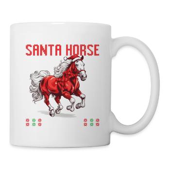 This is my Santa Horse Christmas Sweater - Tasse - Weiß - Rechts