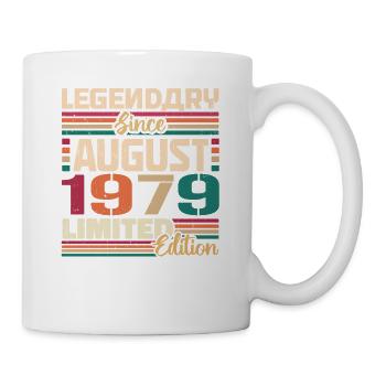 1979 Août Légende de l’anniversaire Août 1979 - Mug blanc - blanc - Droite