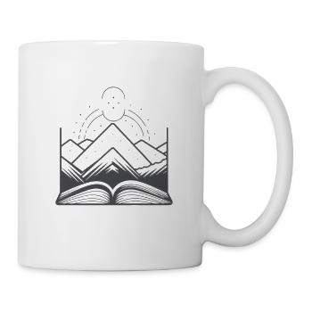 Reading Read Explore Nature Bookaholic - Mug - white - Right