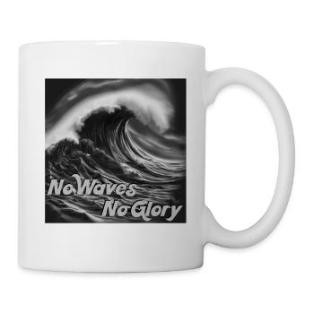 NO WAVER NO GLORY - Mug - white - Right