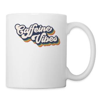 Vibrations de caféine - pour les vrais amateurs de café - Mug blanc - blanc - Droite