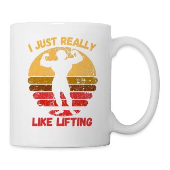 Ich hebe einfach sehr gerne - Tasse - Weiß - Rechts