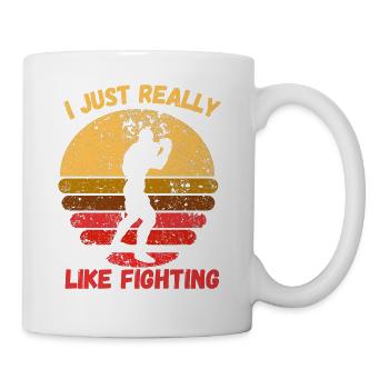 I Just Really Like Fighting - Mug - white - Right