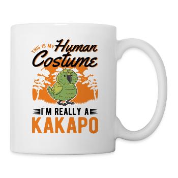 Kakapo Halloween Bird Night Parrot - Mug - white - Right