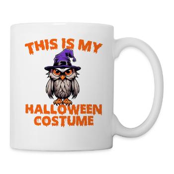 This is my Halloween costume owl for kids - Mug - white - Right