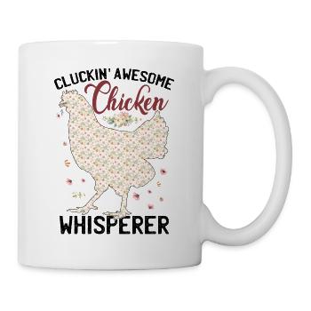 Chuchoteur de poulet - Mug blanc - blanc - Droite