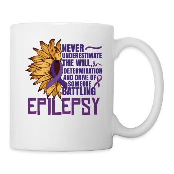 Epilepsy Sunflower Epilepsy - Mug - white - Right
