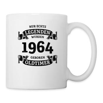 Real legends were born in 1964 60th birthday - Mug - white - Right