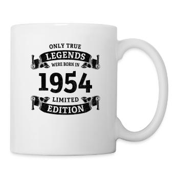 De vraies légendes sont nées en 1954 70e anniversaire - Mug blanc - blanc - Droite