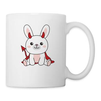 Bunny Happy Halloween Devil Costume - Mug - white - Right