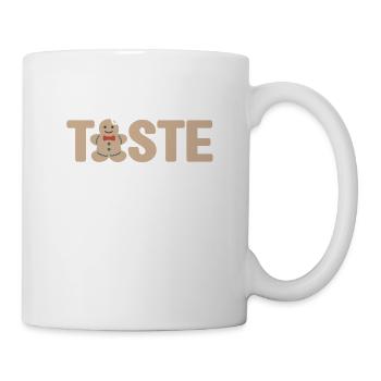 Offizieller Geschmackstester Lebkuchen Weihnachten - Tasse - Weiß - Rechts