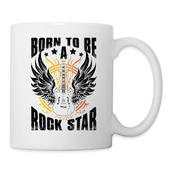 Geboren, um ein zu sein - Tasse - Weiß - Rechts
