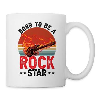| Gitarre | Bassist | Gitarrist - Tasse - Weiß - Rechts