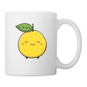 Lemon Funny Cute Lemon Summer Citrus Fruit Lovers - Mug - white - Right