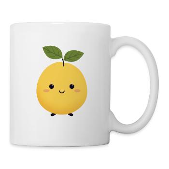 Lemon Funny Cute Lemon Summer Citrus Fruit Lovers - Mug - white - Right
