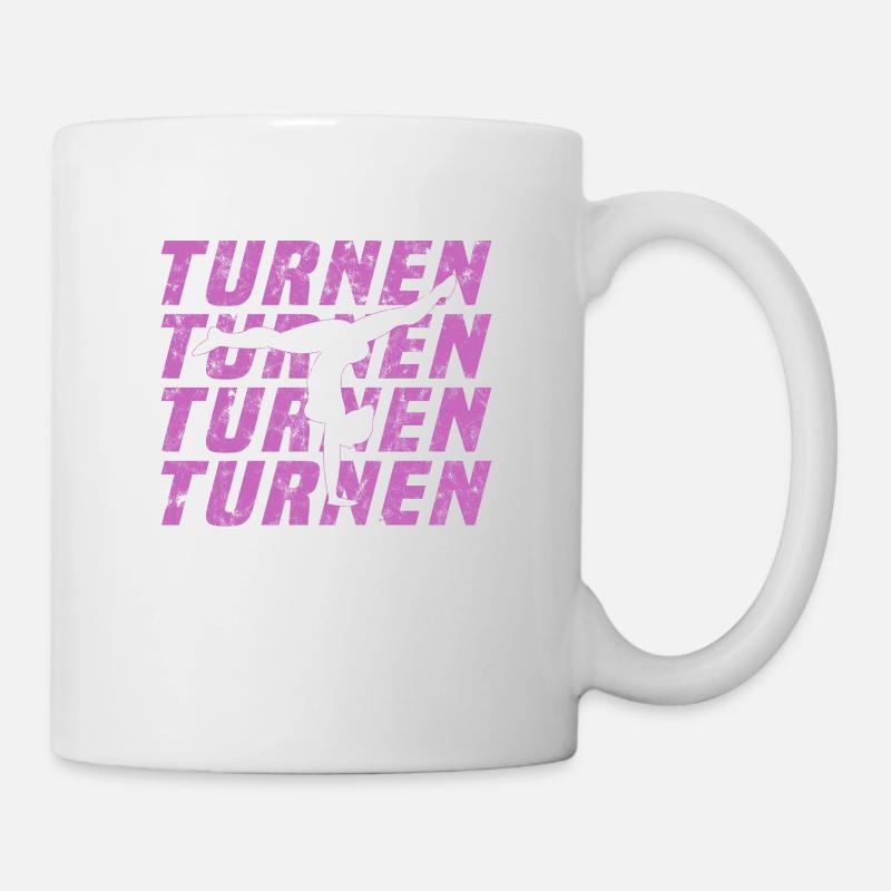 Turnen - Tasse - Weiß