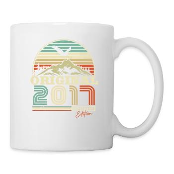 Cadeau d’anniversaire 2017 Vintage et Rétro - Mug blanc - blanc - Droite