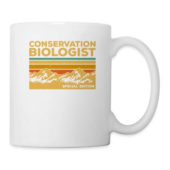Vintage Conservation Biologist Sonderausgabe - Tasse - Weiß - Rechts